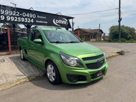 CHEVROLET - MONTANA 1.4 MPFI SPORT CS 8V FLEX 2P MANUAL - 2010/2011 - VERDE - R$ 45.900,00