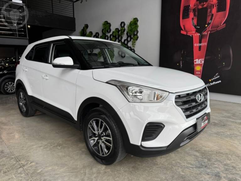 HYUNDAI - CRETA 1.6 16V ATTITUDE FLEX AUTOMÁTICO - 2019/2019 - BRANCA - R$ 91.900,00