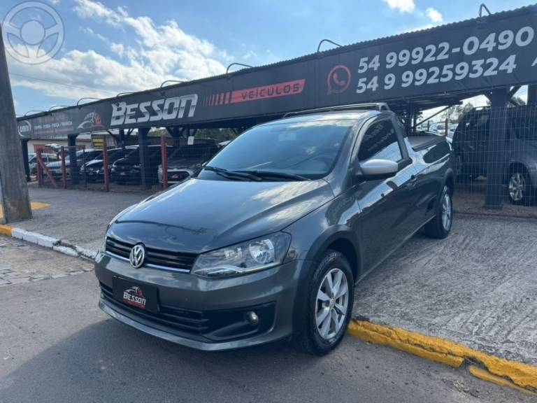 VOLKSWAGEN - SAVEIRO 1.6 MI CS 8V FLEX 2P MANUAL G.VI - 2013/2014 - CINZA - R$ 49.500,00