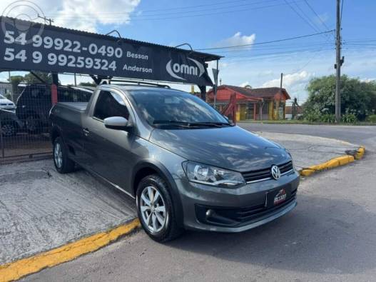 VOLKSWAGEN - SAVEIRO 1.6 MI CS 8V FLEX 2P MANUAL G.VI - 2013/2014 - CINZA - R$ 49.500,00