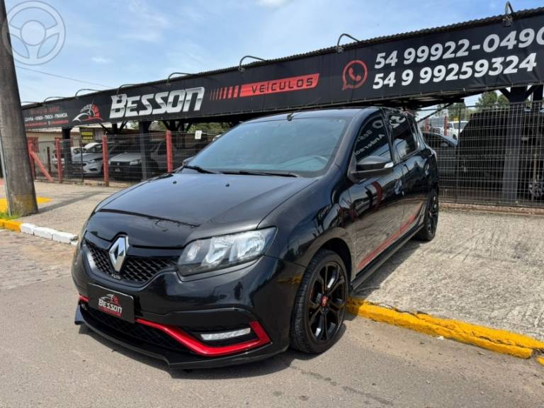 RENAULT - SANDERO 2.0 RS RACING SPIRIT 16V FLEX 5P MANUAL - 2018/2018 - PRETA - R$ 71.900,00