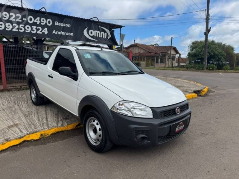 FIAT - STRADA 1.4 MPI HARD WORKING CE 8V FLEX 2P MANUAL - 2020/2020 - BRANCA - R$ 65.900,00